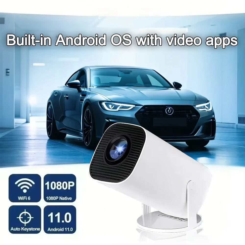 Mini Smart Projector™ 1080P – Portable Home Theater | Proyector Portátil con Android (US Plug)